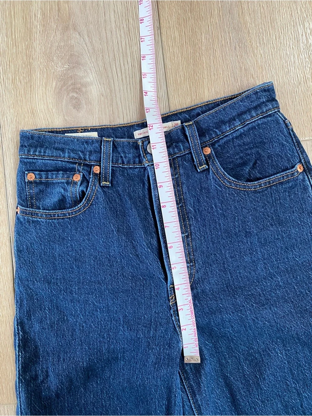 Levi's Ribcage Straight Ankle Jeans - Dark wash